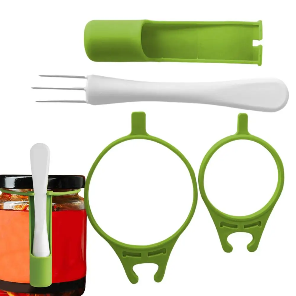 Pickle Jar Fork Multifunction Pickle Picker Long Handle Olive Fork Grabbing Tool Food Grabber Pickle Accessories for Home
