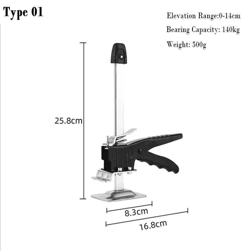 Hand Lifting Tool Labor-Saving Arm Jack Door Panel Drywall Lifting Cabinet Board Lifter Tile Height Adjuster Elevator Tool