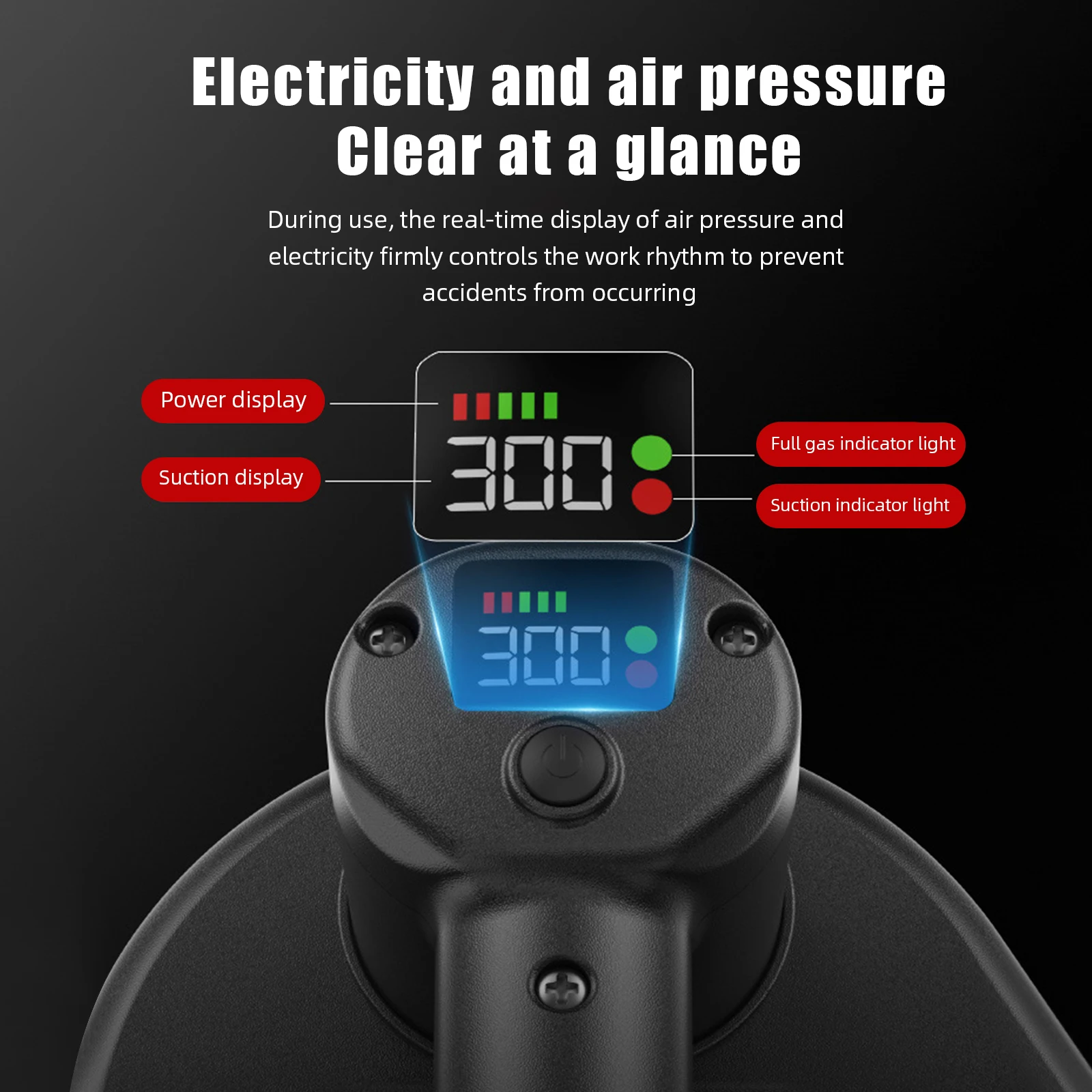 300KG Load Heavy-Dumb Smart Display wide Electric Vacuum Suction Cup Glass Tile life fter mAh Vacuum Suckers faculting Tool