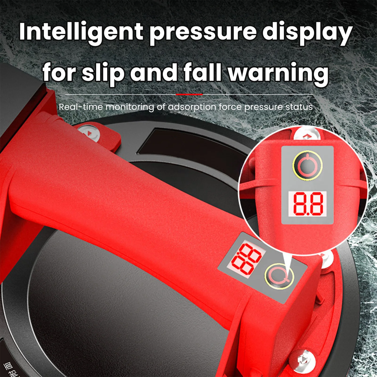 New Intelligent Display Industrial Grade Electric 300KG Vacuum Suction Cup Load Heavy Duty Granite Tile Glass Lifter Dual motors New Intelligent Display Industrial Grade Electric 300KG Vacuum Suction Cup Load Heavy Duty Granite Tile Glass Lifter Dual motors