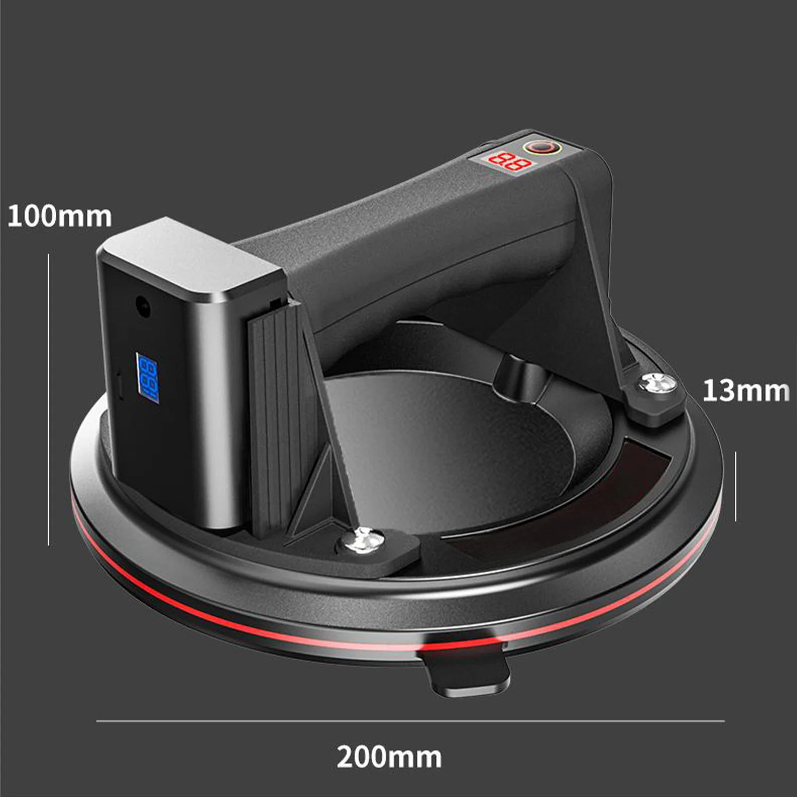 New Intelligent Display Industrial Grade Electric 300KG Vacuum Suction Cup Load Heavy Duty Granite Tile Glass Lifter Dual motors New Intelligent Display Industrial Grade Electric 300KG Vacuum Suction Cup Load Heavy Duty Granite Tile Glass Lifter Dual motors